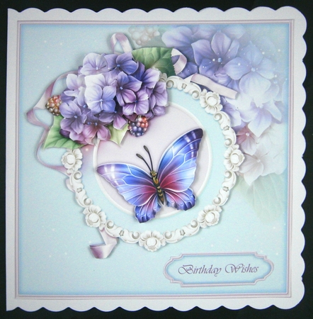 Harmony - Square Card Front with Step-by-Step by Linda Short