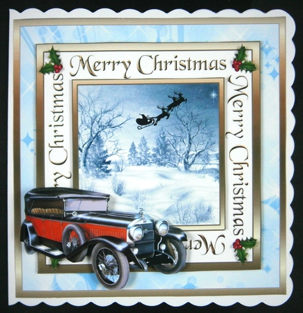 SC Christmas Vintage car by Linda Short
