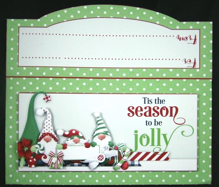 Jolly Gnome 7 Cash Gift Envelope by Linda Short