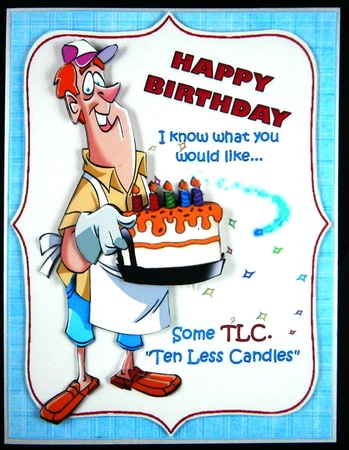 Ten less candles birthday by Linda Short