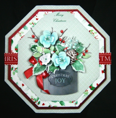 Octagon Christmas Joy Mini Kit by Linda Short