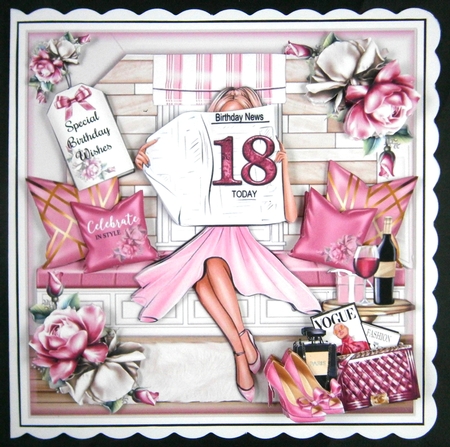 18th Birthday News Mini Page Kit by Linda Short