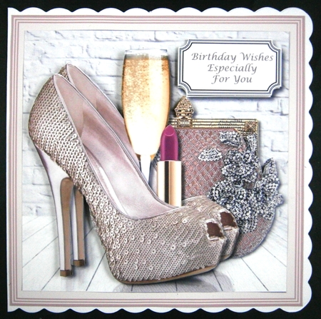 Evening bag and shoes by Linda Short
