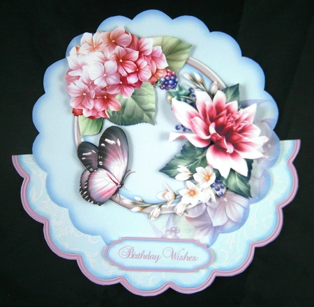 Perfect Petals Scallop Wobble Card Mini-Kit by Linda Short
