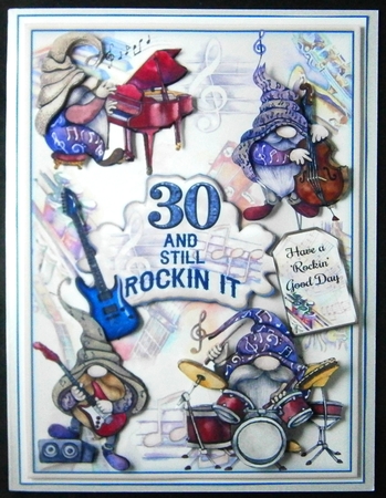 30 And Still Rockin It Mini Page Kit by Linda Short