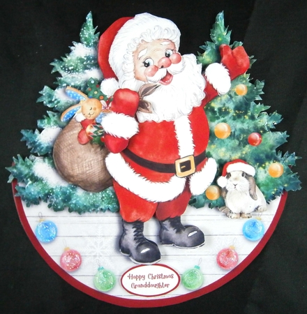 HO HO HO rocker card by Linda Short