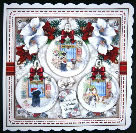 Scenic Doggy Baubles Mini Page Kit by Linda Short