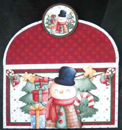 21- Festive Snowman Money Wallet by Linda Short