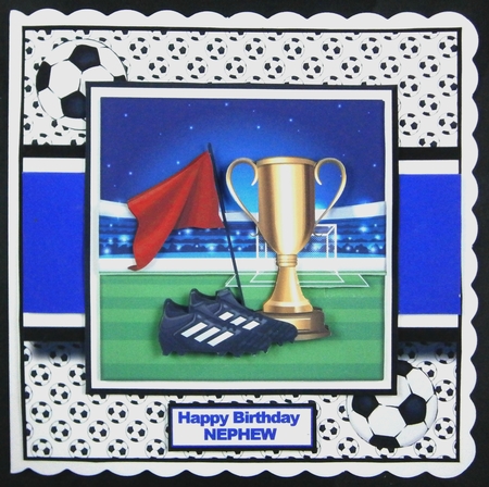 Blue Football Kit – x9 A4 Sheets  by Linda Short