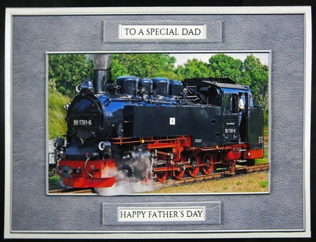 Steam Train Topper #3  by Linda Short