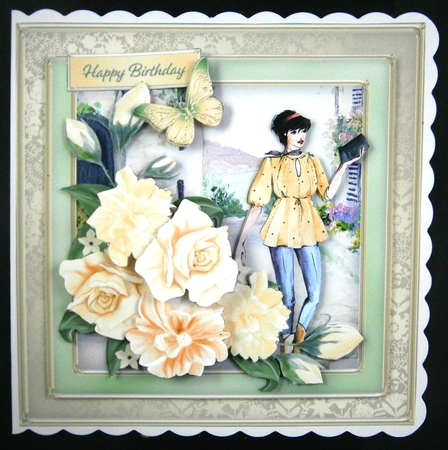 Summer Holiday - Decoupage Card Mini Kit by Linda Short