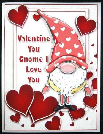 5x7 You Gnome I love you by Linda Short