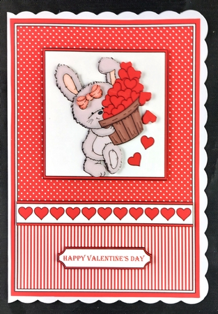 Somebunny Loves You - Valentine Topper by Linda Short