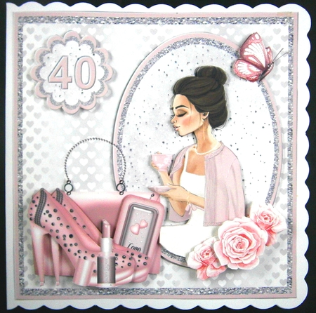 So sophisticated - Decoupage mini kit by Linda Short