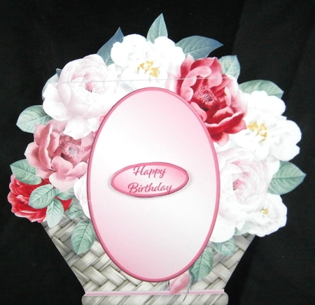 Vintage Bouquet - Basket of Flowers Card Mini Kit by Linda Short