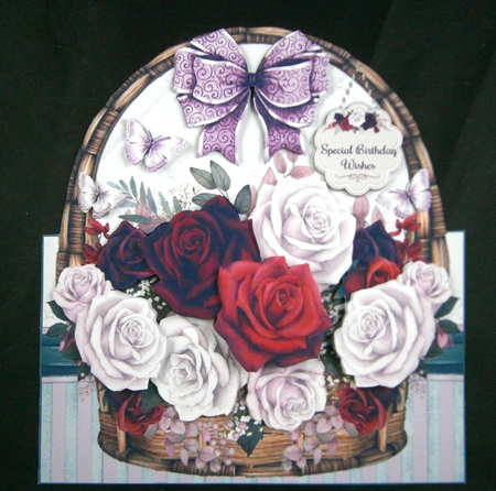 Summer Floral Baskets Bumper Mini Page Kits  by Linda Short