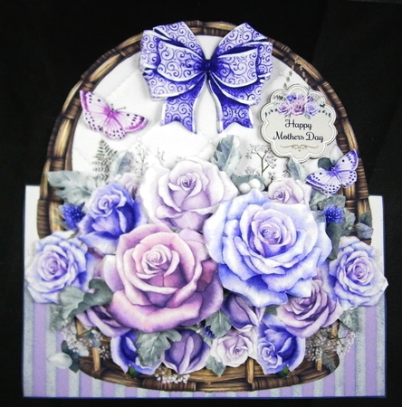 Summer Floral Baskets Bumper Mini Page Kits  by Linda Short
