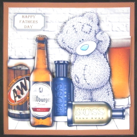 Tatty Teddy Male Birthday or Fathers Day by Linda Short