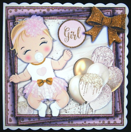 Its A Girl Mini Kit #5    by Linda Short