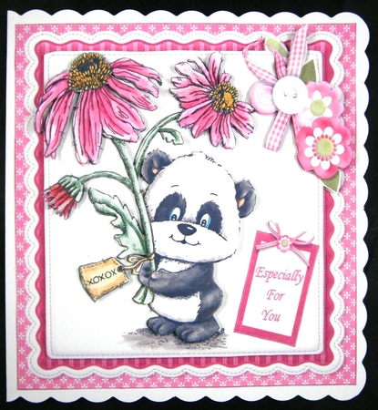 8x8 especially for you cute panda mini kit by Linda Short