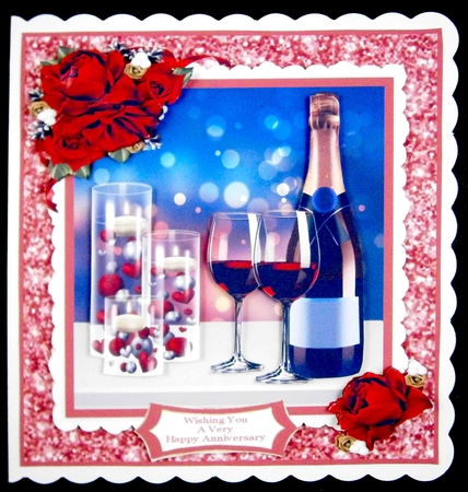 Romantic Candles, Wine & Roses - Mini Kit by Linda Short