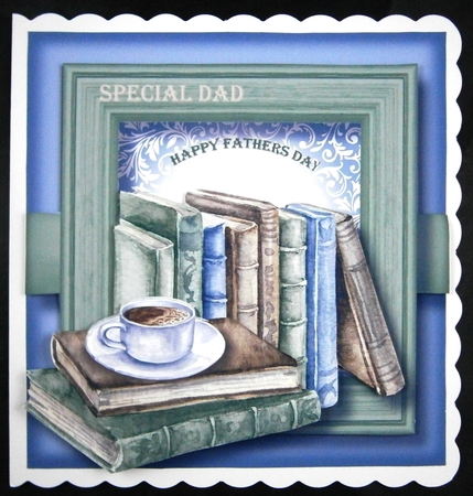 To A Book Lover - No Flowers 8x8 by Linda Short