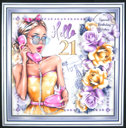 An Old Fashioned Hello 21 Mini Page Kit  by Linda Short