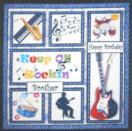 Sampler Keep on rockin by Linda Short