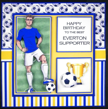 8x8 Everton Decoupage Mini Kit - x5 A4 sheets  by Linda Short