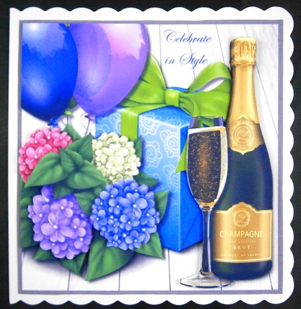Champagne Birthday or Mothers Day by Linda Short