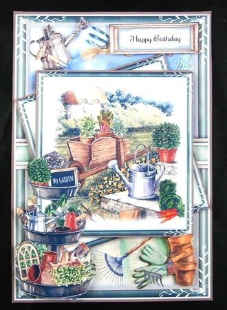 In The Garden 5x7 Male Mini Page Kit  by Linda Short