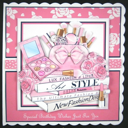8X8 The Fashion Collection 2 Card Front, Gift Tag & Sentiments  by Linda Short