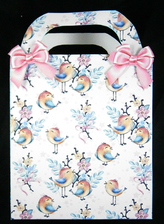 Spring birds gift bag 1 by Linda Short
