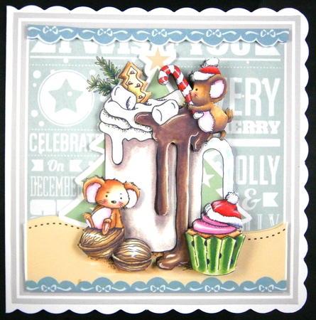 Christmas shake and cake by Linda Short