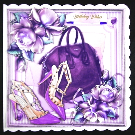 8x8 Beautiful Lilac Bliss by Linda Short