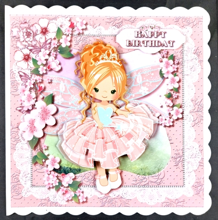 Cute Little Pink Fairy Blonde Hair Mini Kit by Linda Short
