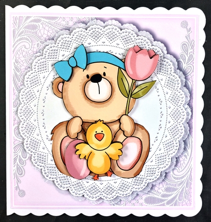 Chubby Bear Easter Exclusive Digital Clip Art Set by Linda Short