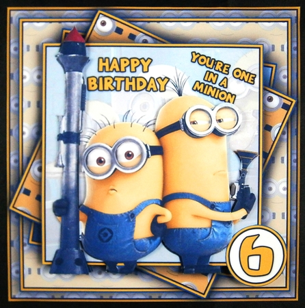 One In A Minion Mini Kit #3  Ages 3-12 included   CARD FRONT * by Linda Short