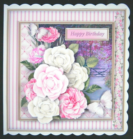 The Path to the Woods - Decoupage Card Mini Kit by Linda Short