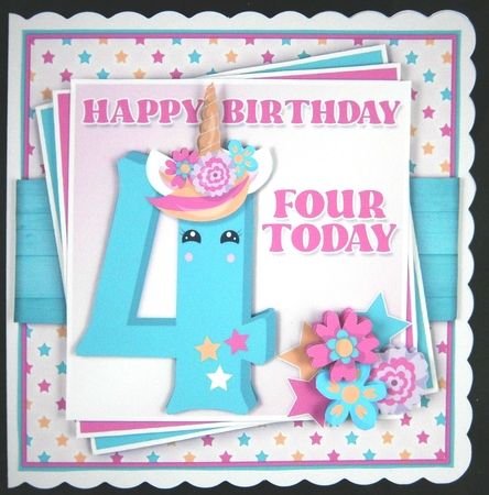 Unicorn Age 4 Mini Kit by Linda Short