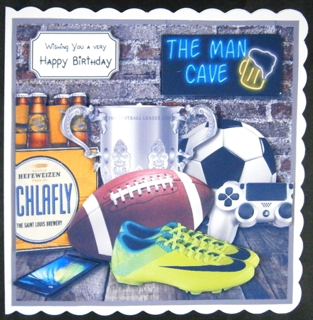 Man Cave for Birthday or Fathers Day by Linda Short