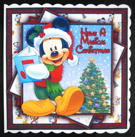 Magical Christmas Mini Kit #1   CARD FRONT * by Linda Short