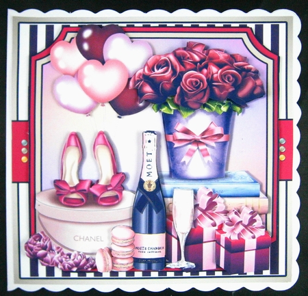 Lovely Lady Birthday 3 by Linda Short