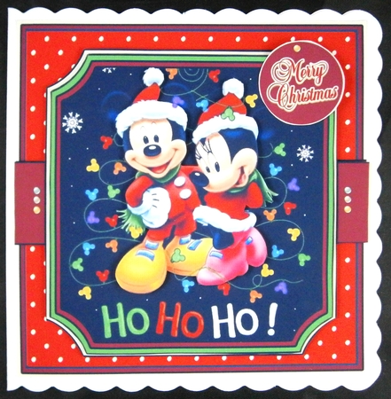 Ho Ho Ho ~ Mickey And Minnie Christmas by Linda Short