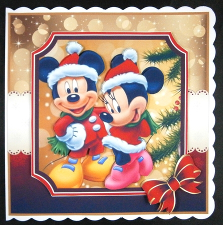 Mickey And Minnie Christmas by Linda Short
