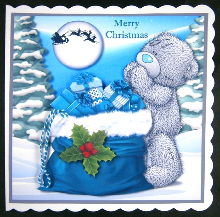 Tatty Teddy Christmas Waiting for Santa by Linda Short