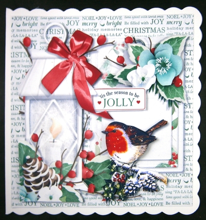 Christmas Robin Topper by Linda Short