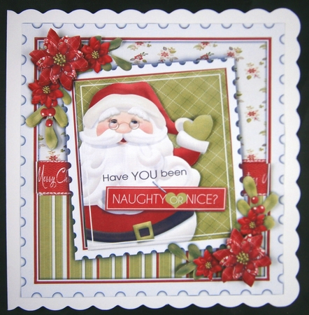 8x8 Naughty Or Nice  by Linda Short