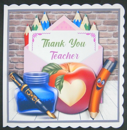 Thank You Teacher Female by Linda Short