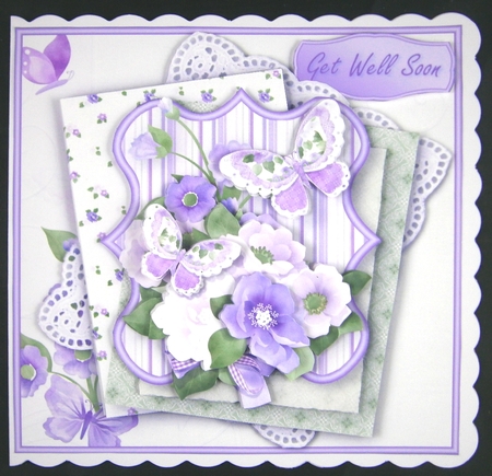 Pretty Posy - Layered Card Mini Kit by Linda Short
